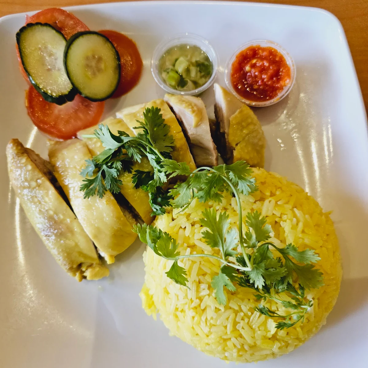hainanese chicken rice 海南雞飯